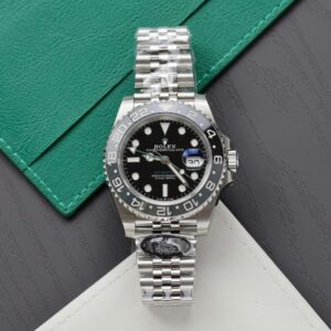 Rolex GMT-Master II 126710GRNR Bruce Wayne 904L Steel Black Dial 40mm Jub Super Clone