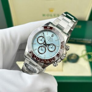 Alternative view of Rolex Daytona 126506 904L Steel Ice Blue Dial 40mm Oyster Super Clone