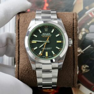 Rolex Milgauss 116400GV 904L Steel Black Dial Green Sapphire 40mm Oyster Super Clone