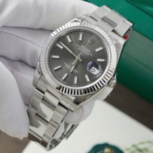 Alternative view of Rolex Datejust 126334 904L Steel Grey Dial 41mm Oyster Super Clone