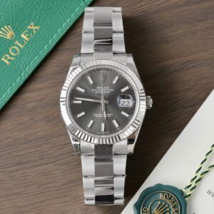 Rolex Datejust 126334 904L Steel Grey Dial 41mm Oyster Super Clone