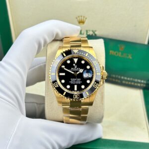 Rolex Submariner 126618LN YG Plated Black Dial 41mm Oyster Super Clone