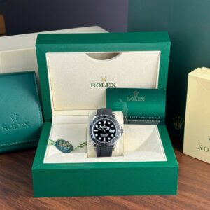 Alternative view of Rolex Yacht-Master 226659 904L Steel Black Dial 42mm Oysterflex Super Clone