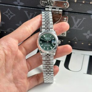 Rolex Datejust 316L Steel Green Dial 31mm Jub THBF Replica