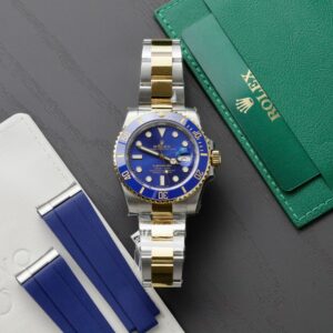 Rolex Submariner 116613LB SS/YG Plated Blue Dial 40mm Oyster Super Clone
