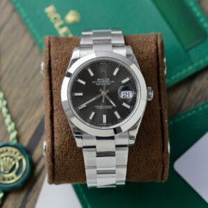Rolex Datejust 126300 904L Steel Grey Dial 41mm Oyster Super Clone