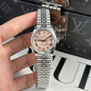 Rolex Datejust 316L Steel Pink Dial 31mm Jub THBF Replica