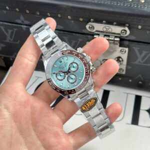 Alternative view of Rolex Daytona 116506 904L Steel Ice Blue Dial 40mm Oyster Super Clone