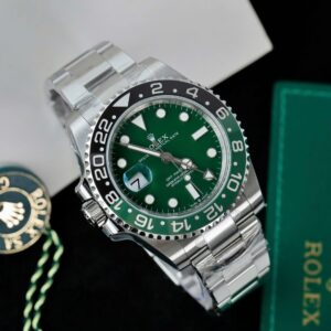Alternative view of Rolex GMT-Master II 126729VTNR Absinthe 904L Steel Green Dial 40mm Oyster Super Clone
