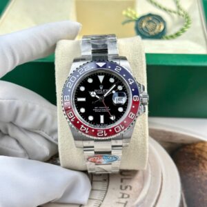 Rolex GMT-Master II 126710BLRO Pepsi 904L Steel Black Dial 40mm Oyster Super Clone