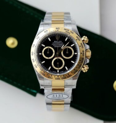 Rolex Daytona 126503 SS/YG Plated Black Dial 40mm Oyster Super Clone