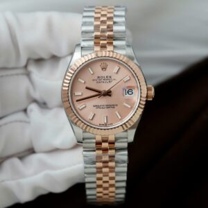 Rolex Datejust SS/RG Plated Pink Dial 31mm Jub THBF Replica