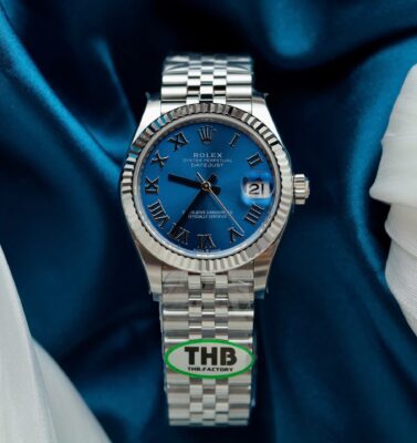 Rolex Datejust 316L Steel Blue Dial 31mm Jub THBF Replica