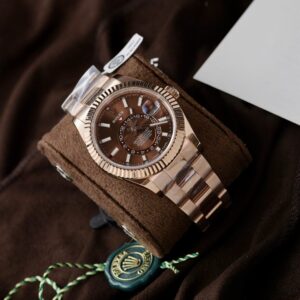 Rolex Sky-Dweller RG Plated Chocolate Dial 42mm Oyster Super Clone