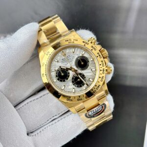 Alternative view of Rolex Daytona 116508 YG Plated Meteorite Dial 40mm Oyster Super Clone