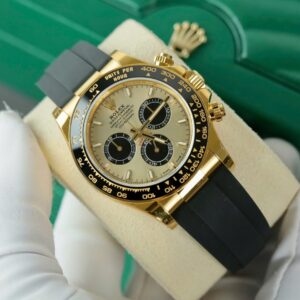 Rolex Daytona 126518 YG Plated Champagne Dial 40mm Oysterflex Super Clone