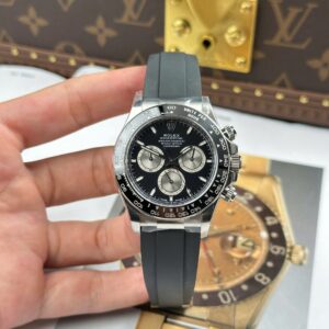 Rolex Daytona 126519L 904L Steel Black Dial 40mm Oysterflex Super Clone