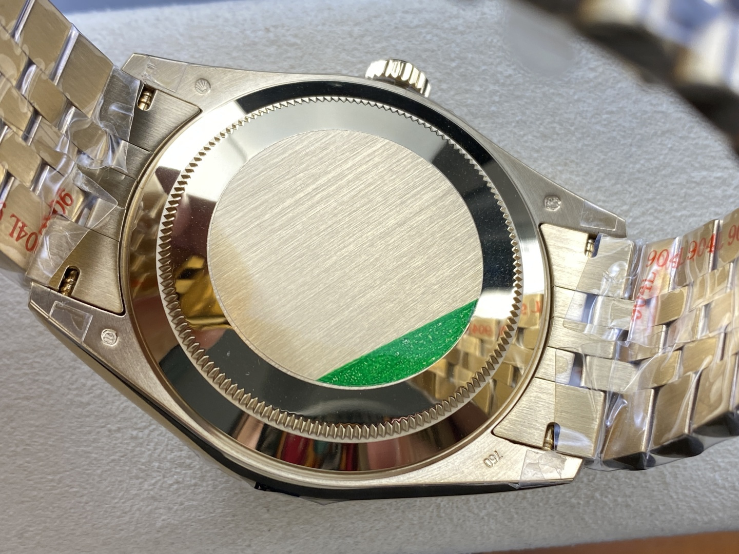 Rolex Sky-Dweller YG Plated Green Dial 42mm Jub Super Clone - Image 5
