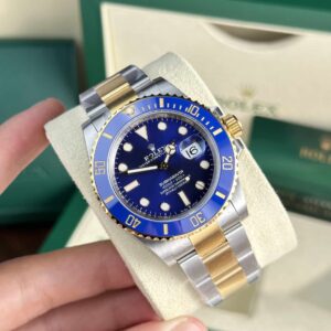 Rolex Submariner 126613LB SS/YG Plated Blue Dial 41mm Oyster Replica