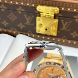 Alternative view of Rolex Land-Dweller 127334 904L Steel White Honeycomb-Motif Dial 40mm Replica