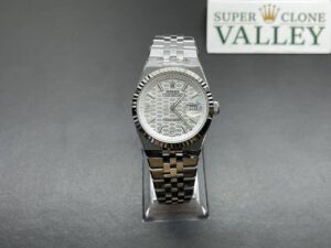 Rolex Land-Dweller 127334 White Honeycomb-Motif Dial 40mm Replica - Super Clone Valley