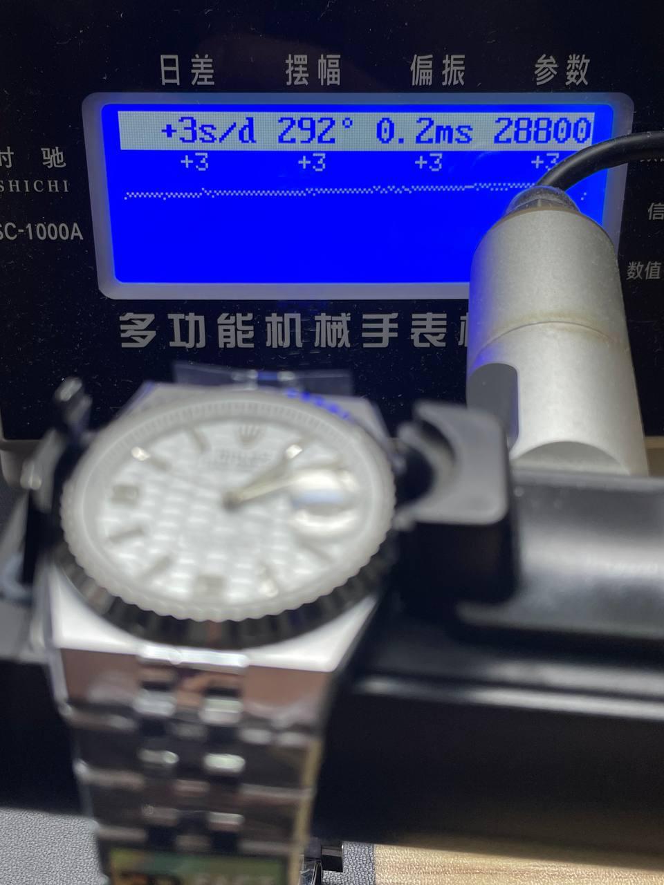 Rolex Land-Dweller 127334 White Honeycomb-Motif Dial 40mm Replica - Super Clone Valley detail view 4